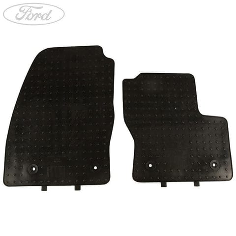 GENUINE FORD 1871020 FRONT RUBBER CONTOUR FLOOR MAT KIT AMBM5B-130B18-BB3YYW | ML Performance UK