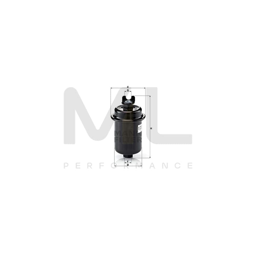 MANN-FILTER WK 612/4 Fuel filter In-Line Filter | ML Performance Car Parts