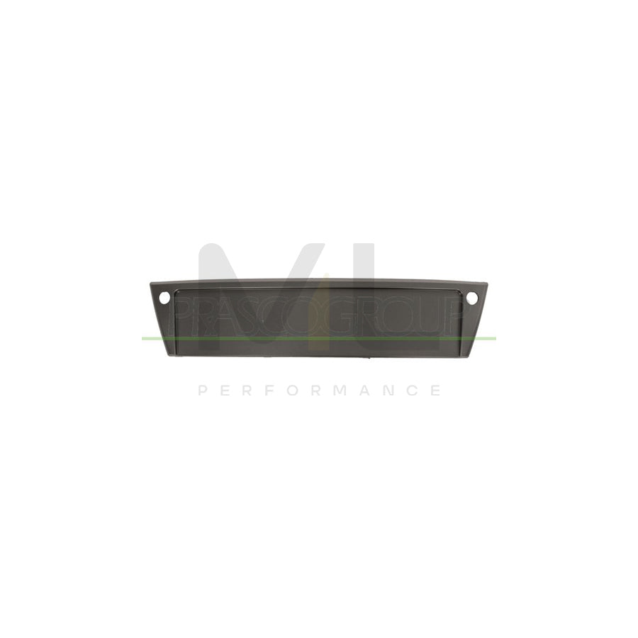 PRASCO AD0341539 Number plate holder for AUDI A6 Front, Black, frameless | ML Performance Car Parts