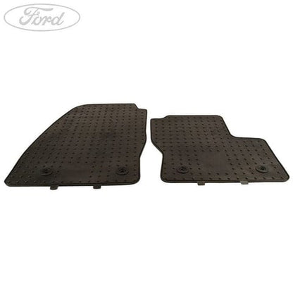 GENUINE FORD 1871020 FRONT RUBBER CONTOUR FLOOR MAT KIT AMBM5B-130B18-BB3YYW | ML Performance UK