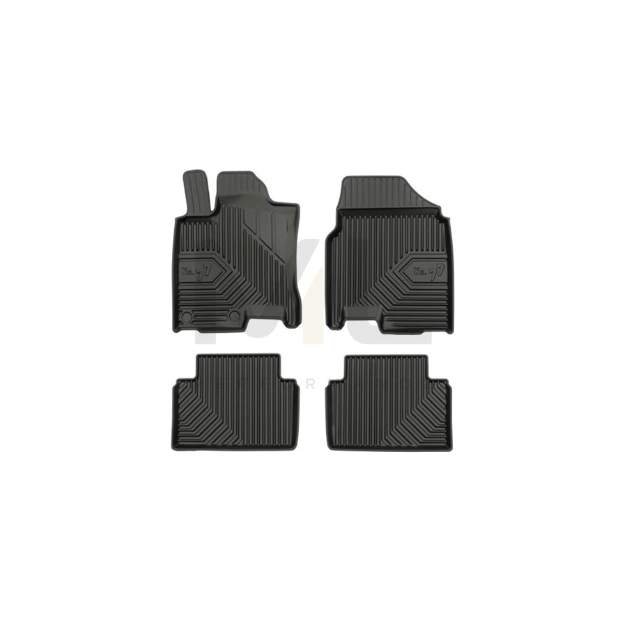 FROGUM Tailored 77408289 Floor mat set for NISSAN Qashqai / Qashqai+2 I (J10, NJ10) Elastomer, Front and Rear, Quantity: 4, Black | ML Performance Car Parts