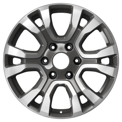 GENUINE FORD 1921398 x4 SET OF 4 RANGER ALLOY WHEEL 18" 6 X 2-SPOKE DESIGN, ARCTIC GREY MACHINED 2012 - 01/2019 | ML Performance UK