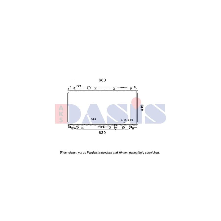 AKS Dasis 100079N Engine Radiator For Honda Jazz Hatchback (Ge, Gg, Gp, Za) | ML Performance UK