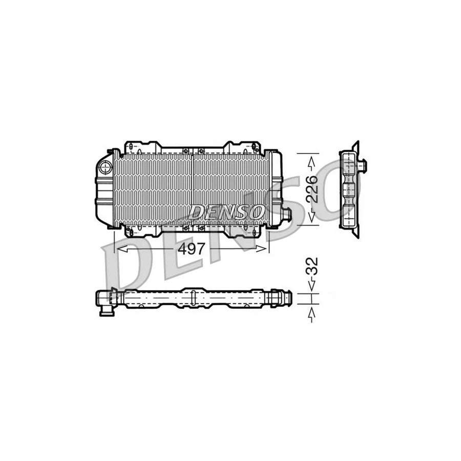 Denso DRM10017 Drm10017 Engine Radiator For Ford Escort | ML Performance UK