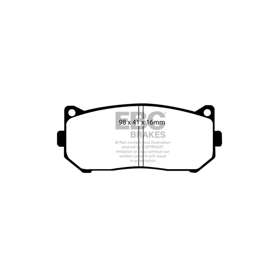 EBC PDKR470 Kia Ultimax Rear Brake Pad & Plain Disc Kit - Sumitomo Caliper (Inc. Carens & Clarus) 2 | ML Performance UK Car Parts