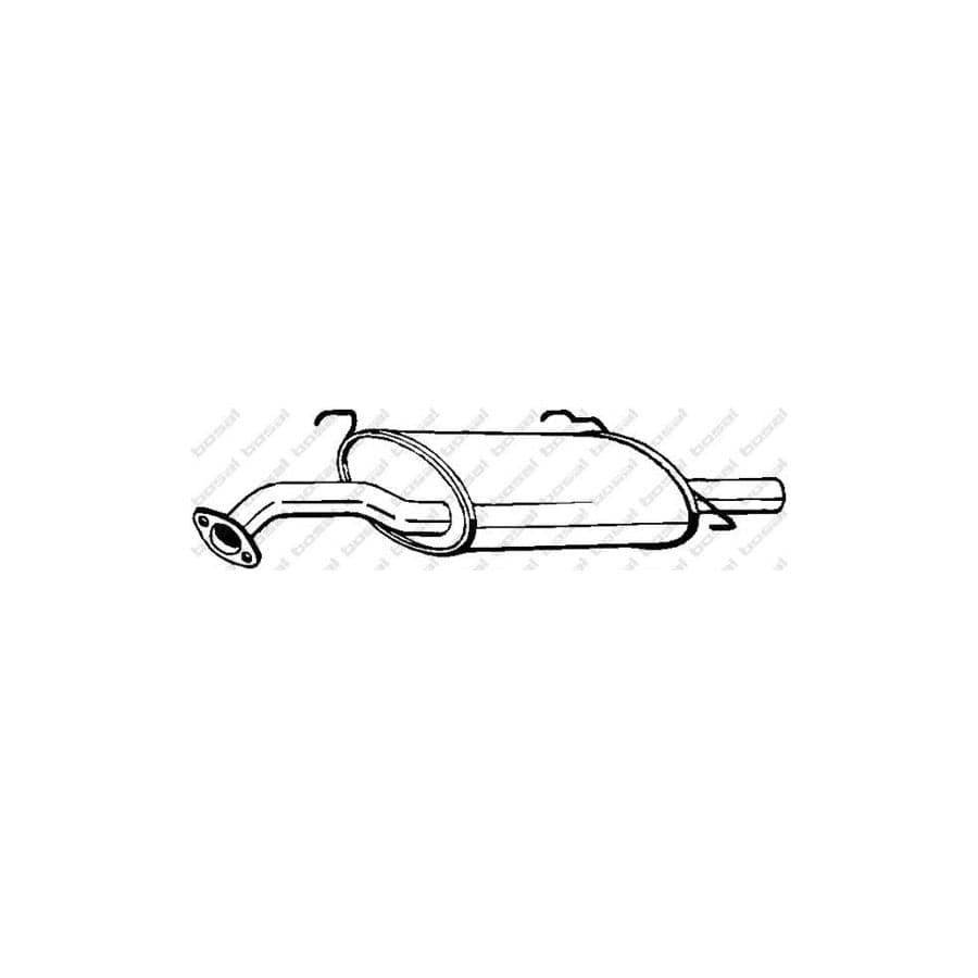 Bosal 228-807 Rear Silencer For Toyota Camry