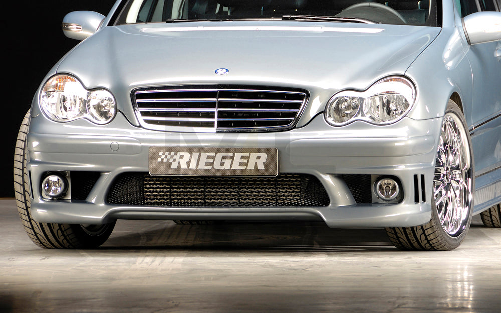 Rieger 00025201 Mercedes-Benz W203 C-Class Front Bumper 4 | ML Performance UK Car Parts