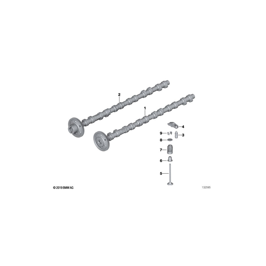 Genuine BMW 11317791579 E64 E60 E70 Inlet Camshaft (Inc. X5 3.5d, X3 3.0sd & X6 30dX) | ML Performance UK Car Parts