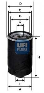 UFI 23.462.00 Oil Filter