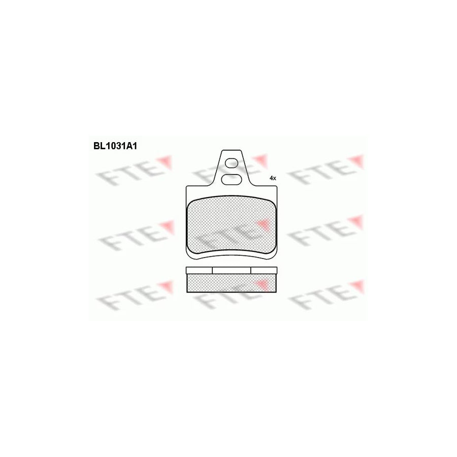 Fte BL1031A1 Brake Pad Set | ML Performance UK Car Parts