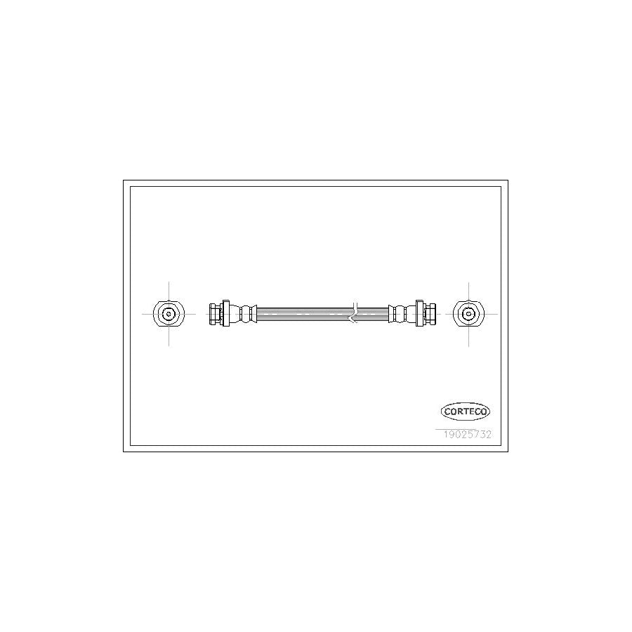 Corteco 19025732 Brake Hose | ML Performance UK