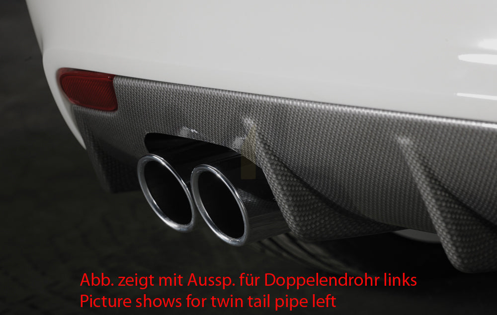 Rieger 00099874 Audi 8X A1 Rear Diffuser 3 | ML Performance UK Car Parts