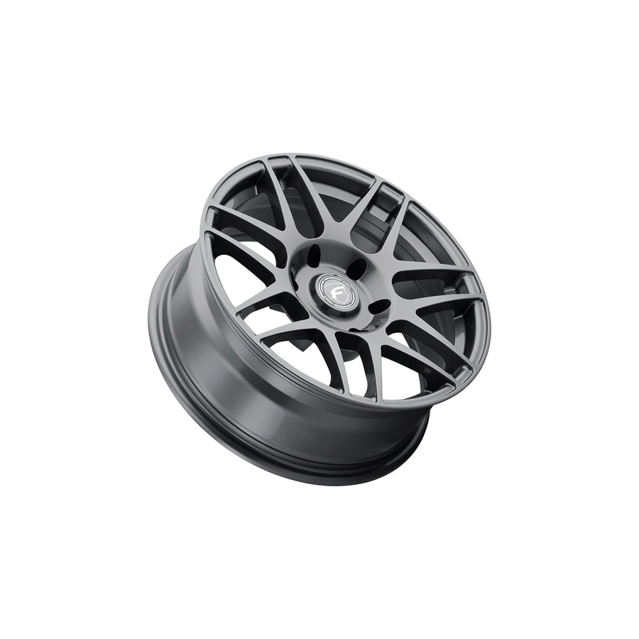 Forgestar F17377084P00 17x7 F14 Drag Semi Concave 6x139.7 ET0 BS4 Gloss Anthracite Drag Racing Wheel