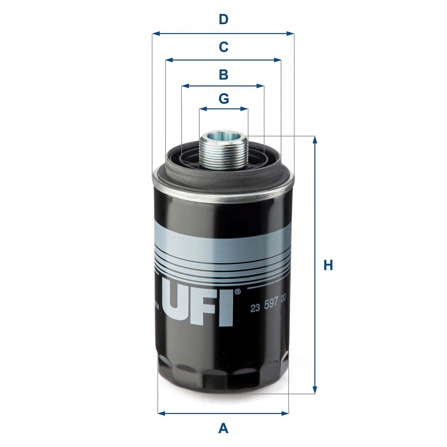 UFI 23.597.00 Oil Filter