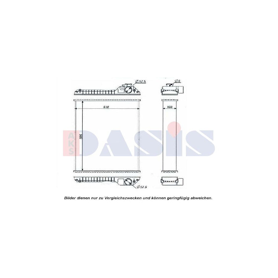 AKS Dasis 440589N Engine Radiator | ML Performance UK