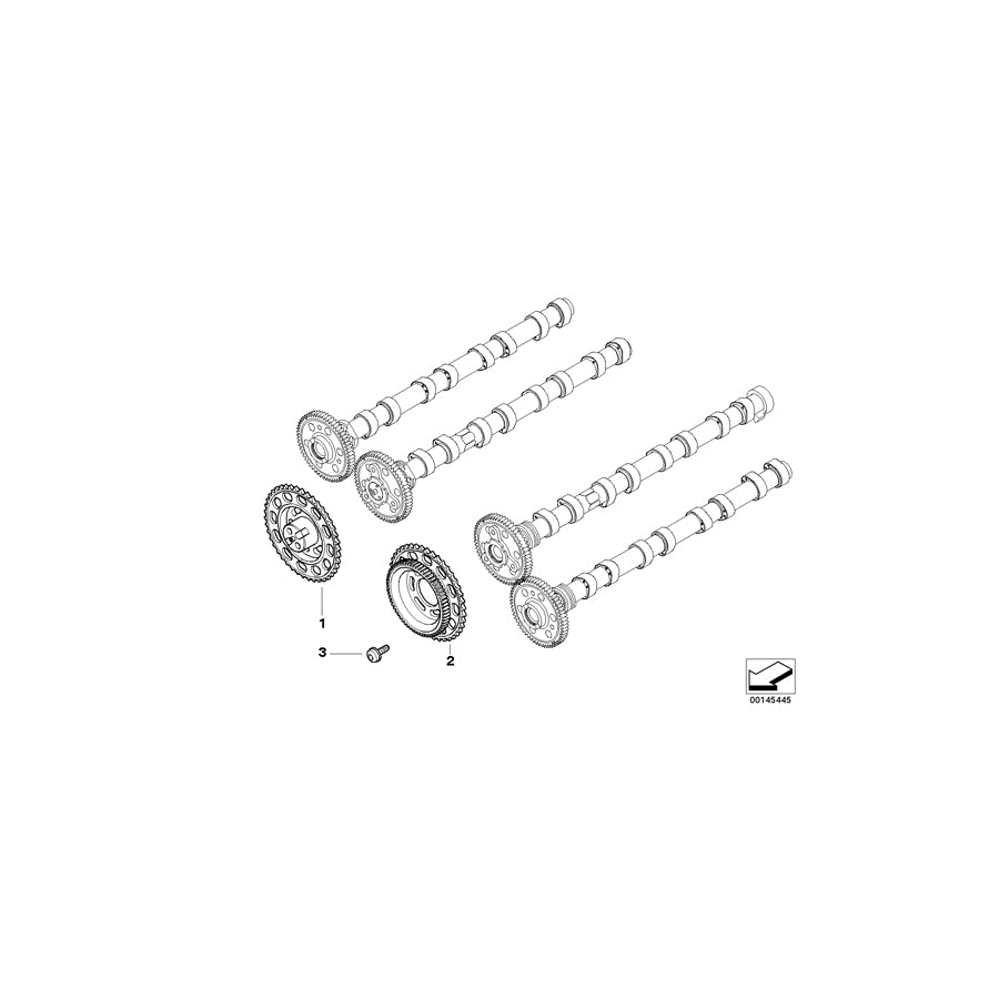 Genuine BMW 11317793641 E65 Camshaft Sprocket Zyl. 5-8 (Inc. 745d) | ML Performance UK Car Parts