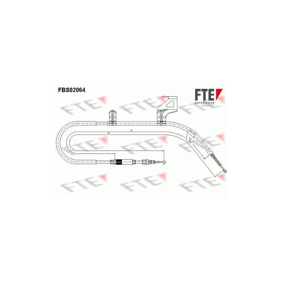 Fte FBS02064 Hand Brake Cable For Vw Passat | ML Performance UK Car Parts