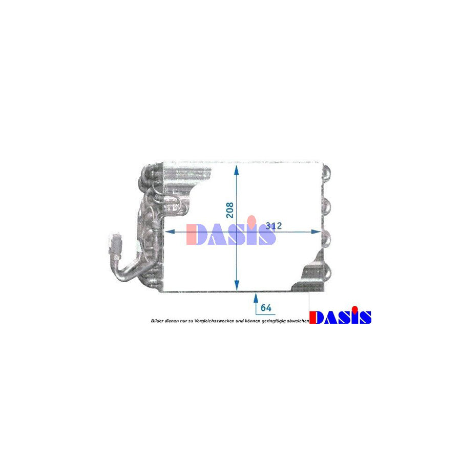 AKS Dasis 821130N Air Conditioning Evaporator Suitable For Mercedes-Benz G-Class | ML Performance UK