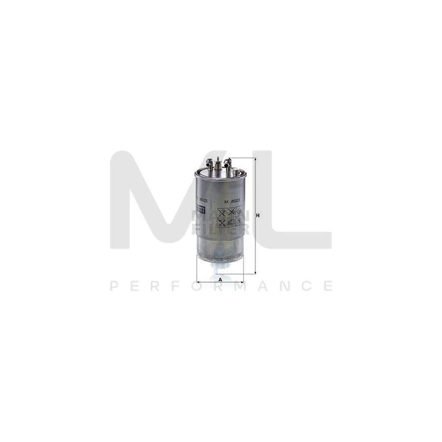 MANN-FILTER WK 853/23 Fuel filter In-Line Filter | ML Performance Car Parts