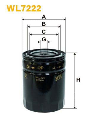 WIX Filters WL7222 Oil Filter