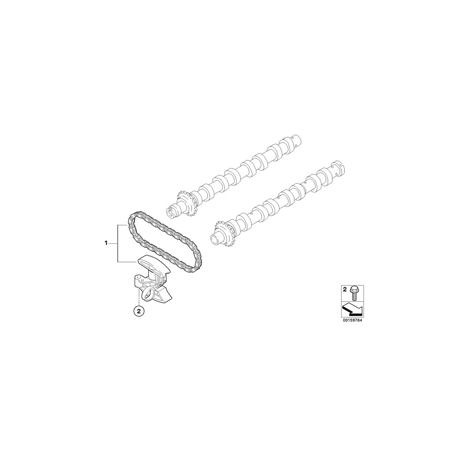 Genuine BMW 11317805967 R56 Timing Chain (Inc. One D & Cooper D) | ML Performance UK Car Parts