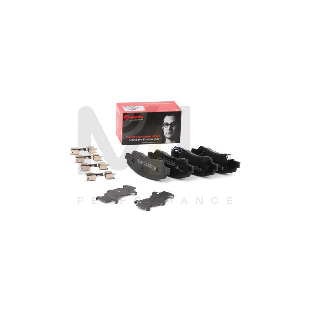 Brembo P 30 076 Brake Pad Set For Hyundai I10 With Acoustic Wear Warning | ML Performance Car Parts