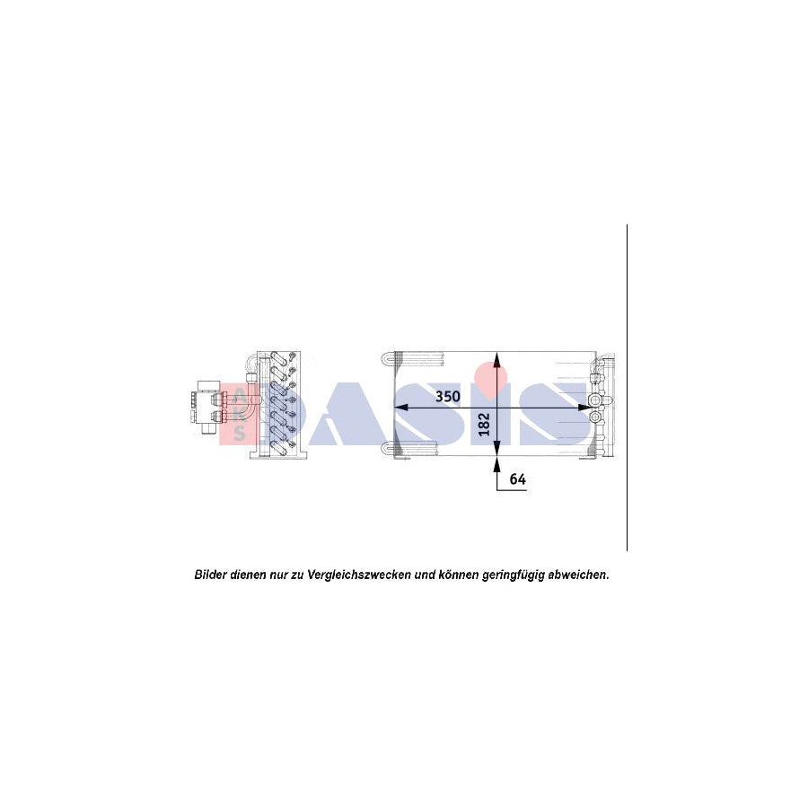 AKS Dasis 821080N Air Conditioning Evaporator | ML Performance UK