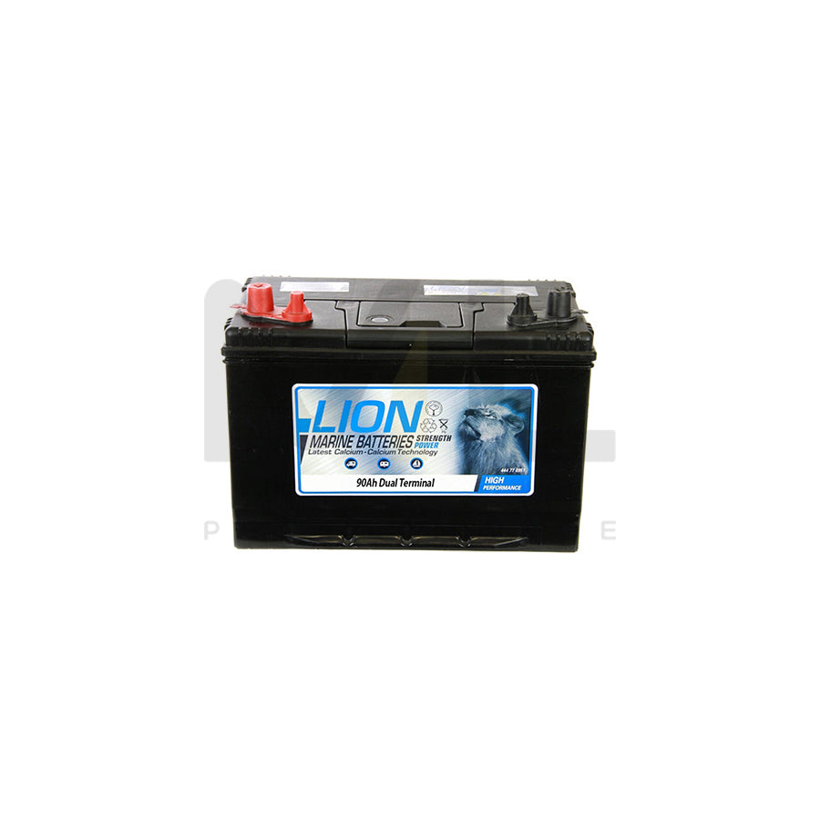 Lion Leisure Sealed Marine Battery - 90Ah Twin Terminals | ML Performance UK Car Parts