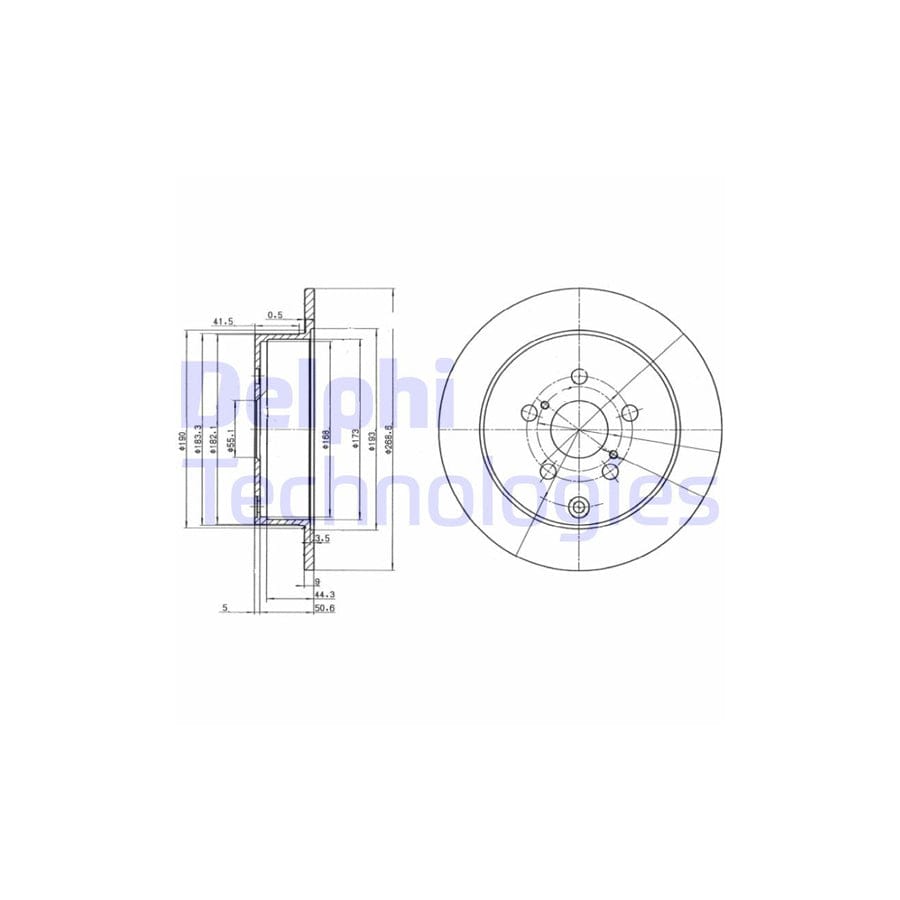 Delphi Bg3822 Brake Disc