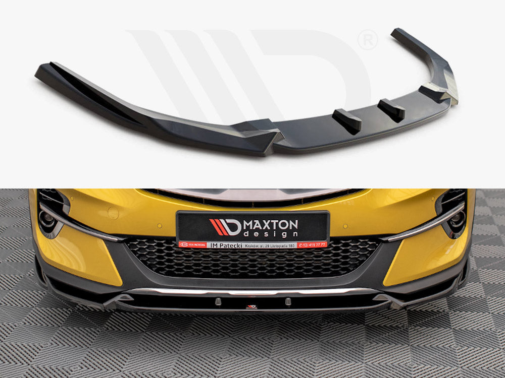 Maxton Design KI-XCEED-1-FD1T Front Splitter Kia Xceed MK1 (2019-) | ML Performance UK Car Parts