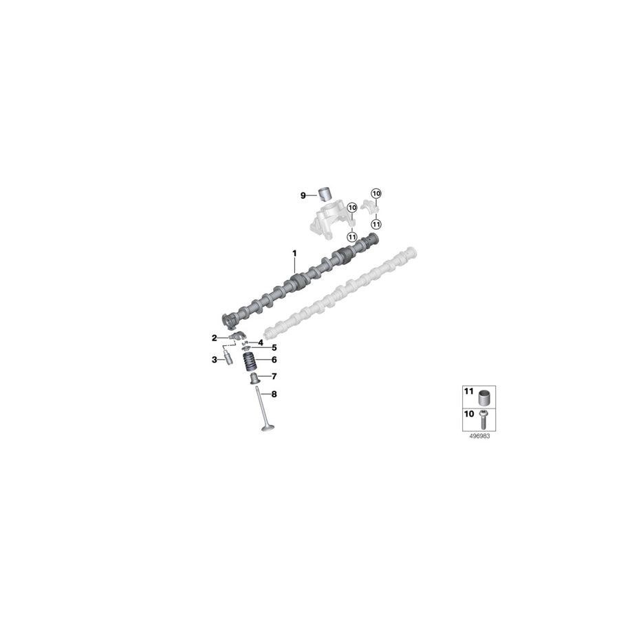 Genuine BMW 11318053395 Camshaft Exhaust (Inc. X3 M & X4 M) | ML Performance UK Car Parts