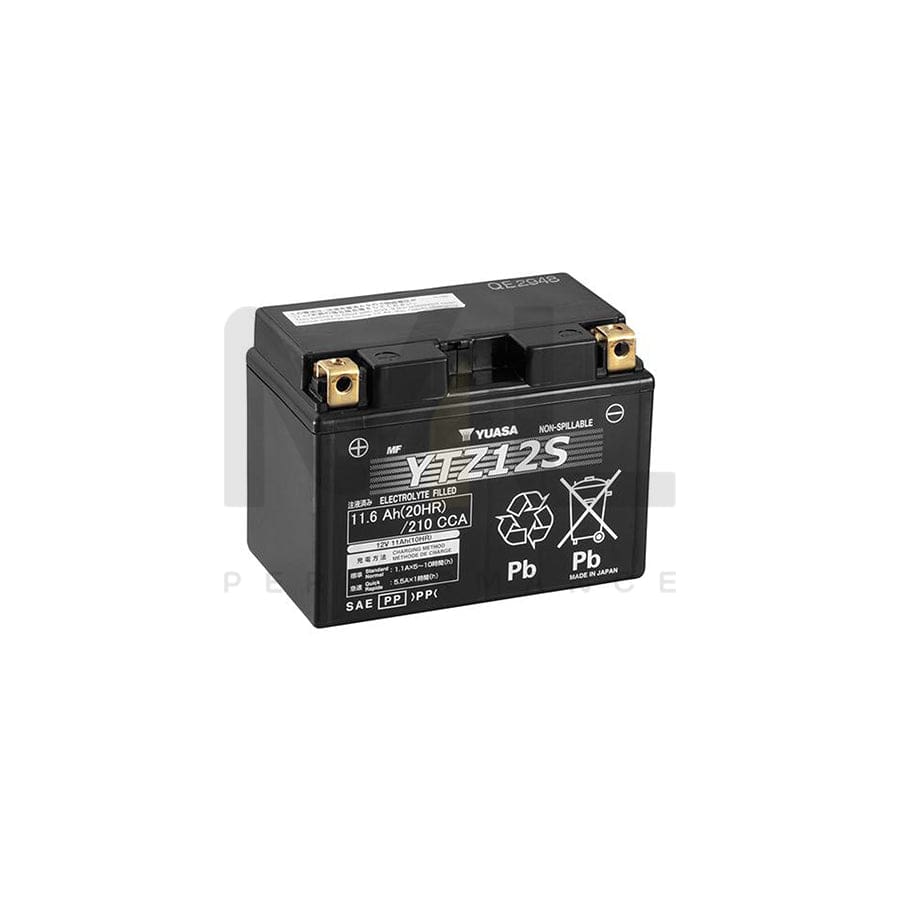 Yuasa YTZ12S 12V High Performance Maintenance Free Motorbike & Motorcycle Battery | ML Performance UK Car Parts