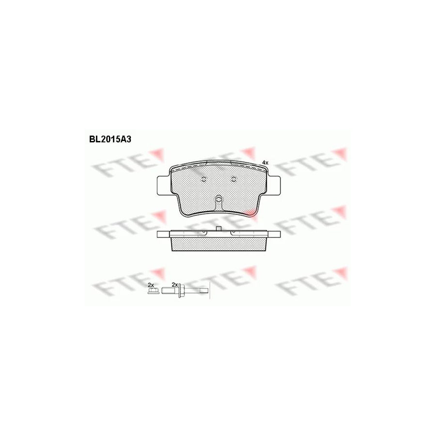 Fte BL2015A3 Brake Pad Set | ML Performance UK Car Parts