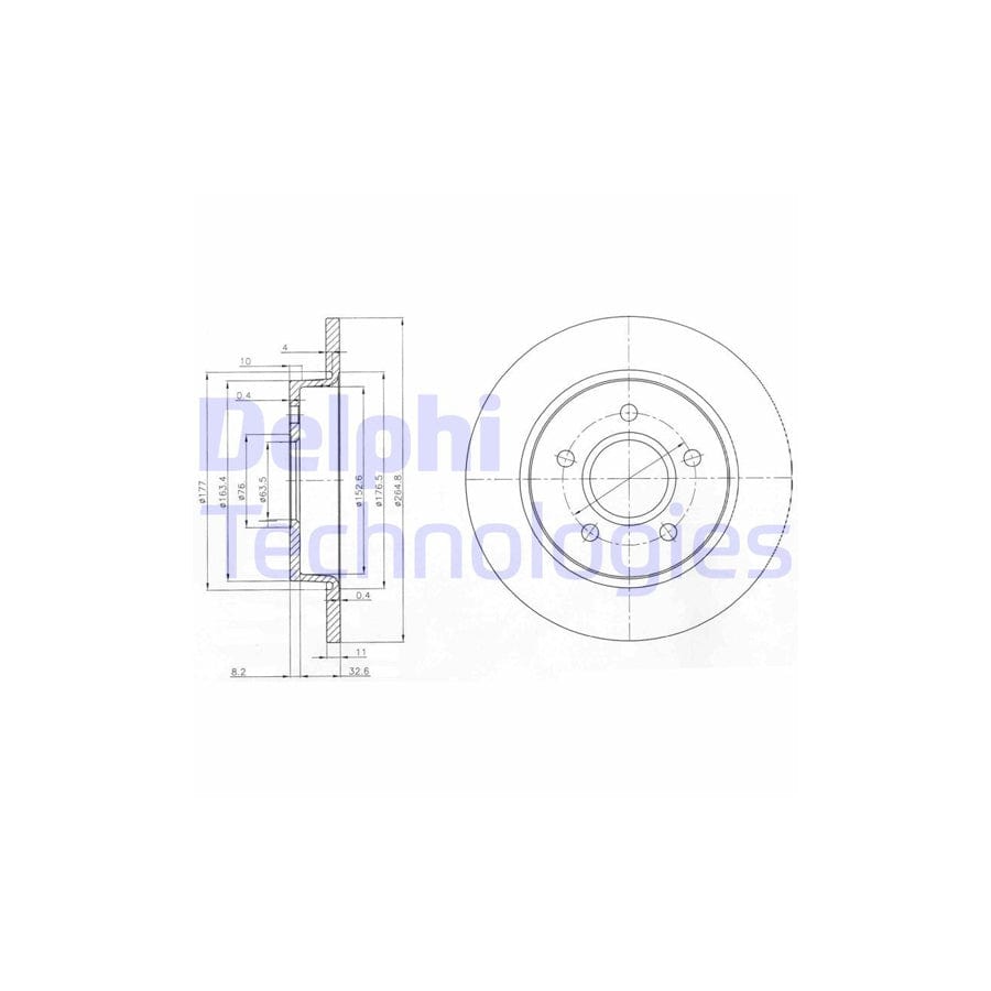 Delphi Bg3896 Brake Disc