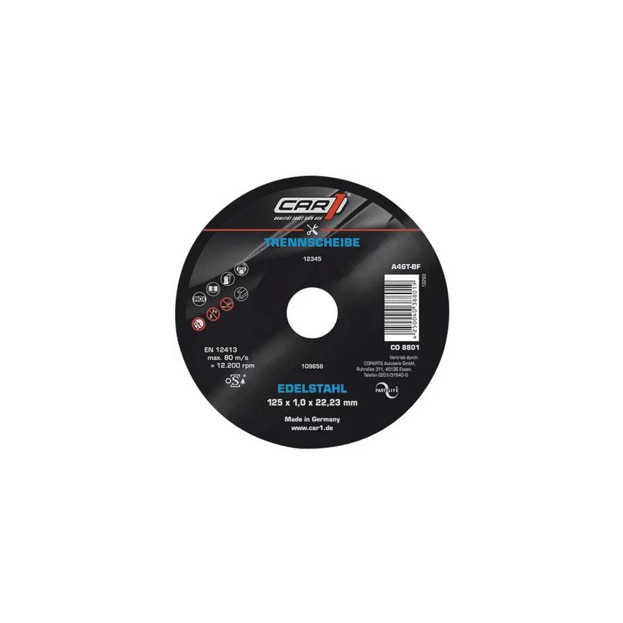 Car1 Co 8801 Cutting Disc, Angle Grinder | ML Performance UK Car Parts