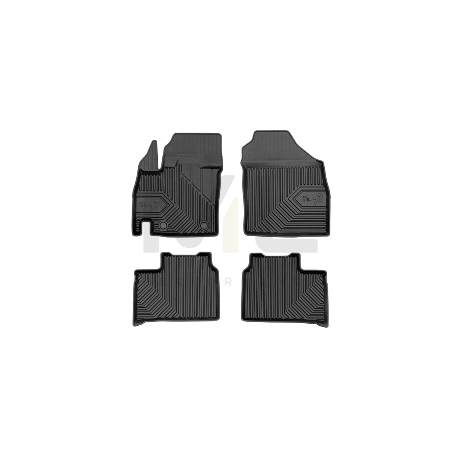 FROGUM Tailored, No.77 77426160 Floor mat set for SUZUKI Ignis III (MF) Elastomer, Front and Rear, Quantity: 4, Black | ML Performance Car Parts