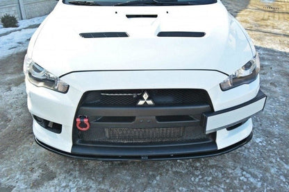 Maxton Design Mitsubishi Lancer EVO X Front Splitter V.2