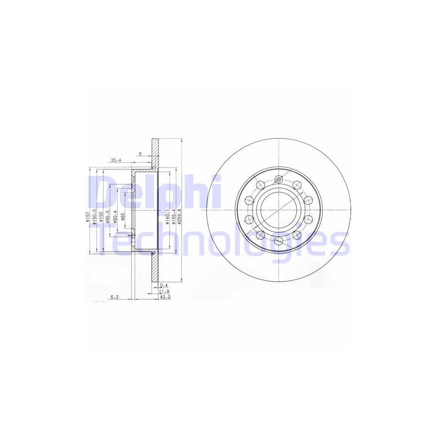 Delphi Bg3890 Brake Disc