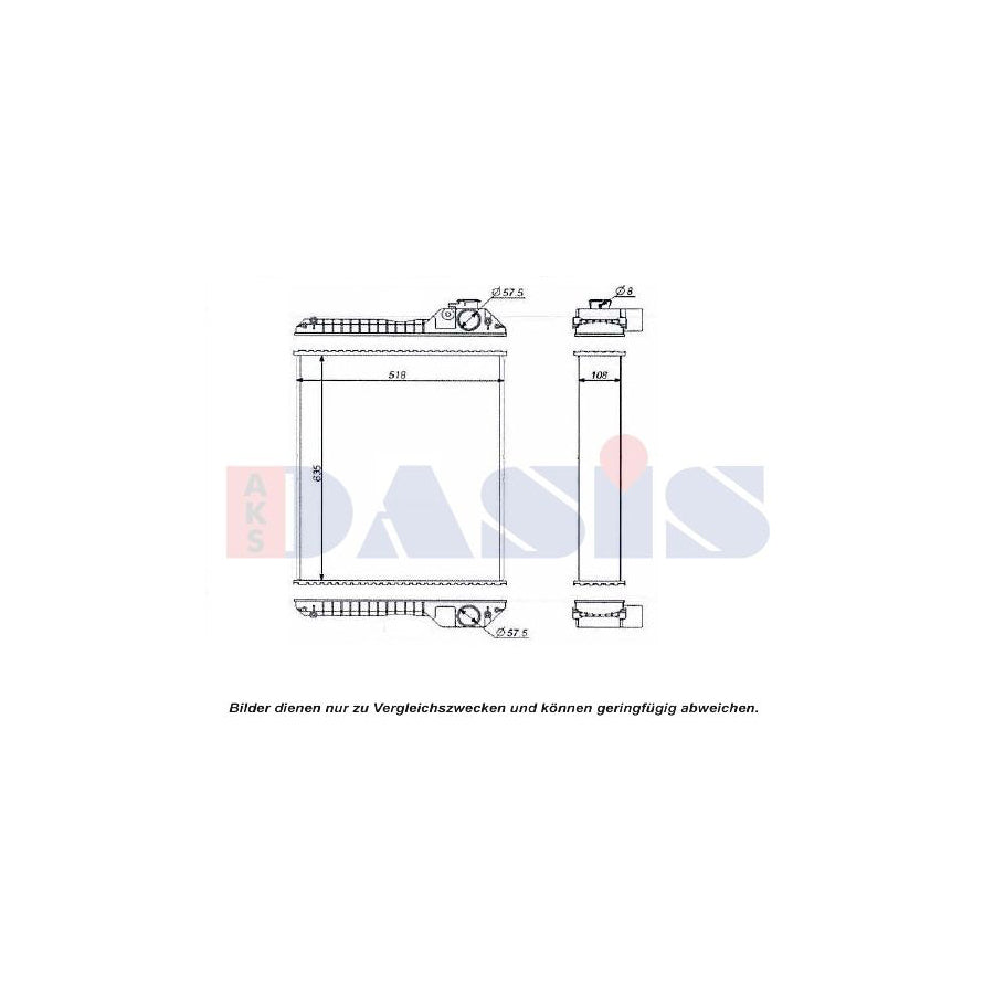 AKS Dasis 440599N Engine Radiator | ML Performance UK