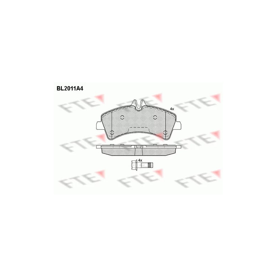 Fte BL2011A4 Brake Pad Set | ML Performance UK Car Parts