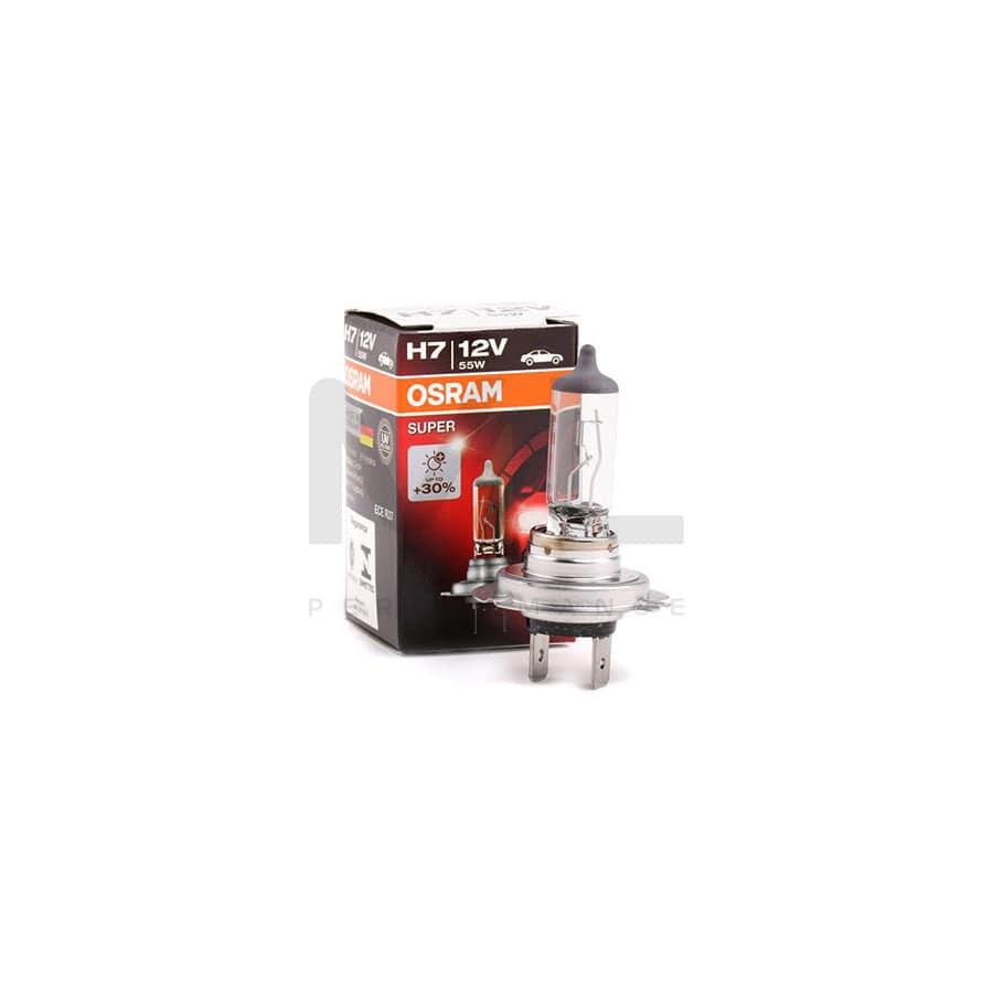 OSRAM 64210SUP Bulb, spotlight H7 12V 55W PX26d 3200K Halogen SUPER | ML Performance Car Parts