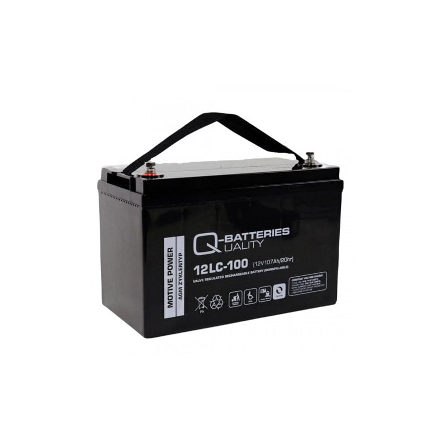 Q-Batteries 12LC100 / 12V 107Ah lead accumulator cycle type AGM Deep Cycle VRLA | ML Performance UK Car Parts