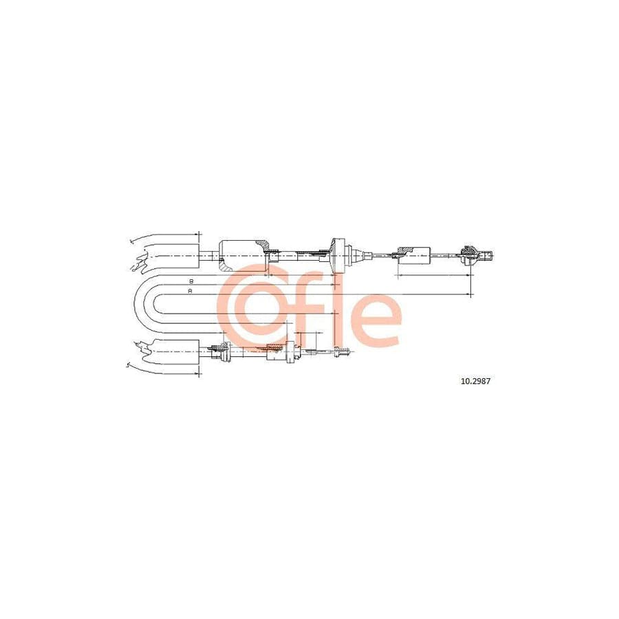 Cofle Bh.Vk041 Brake Hose