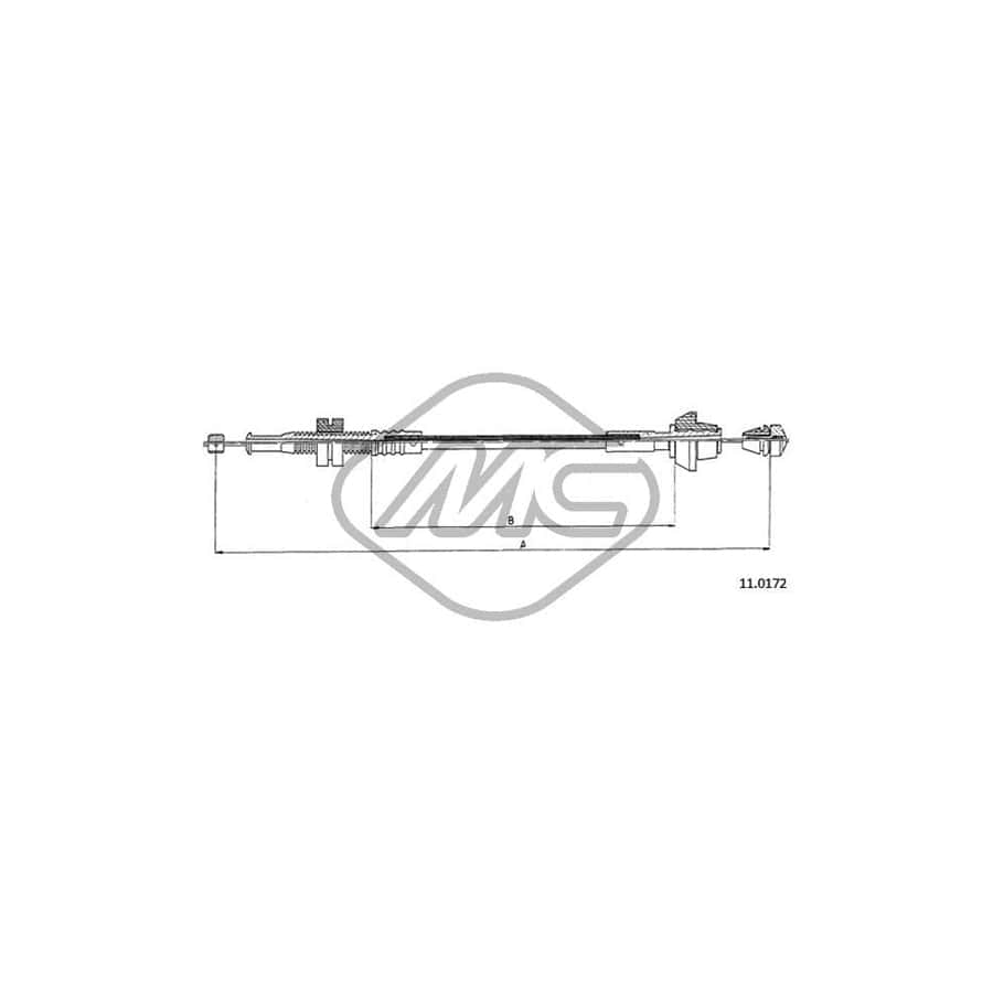 Metalcaucho 81907 Throttle Cable | ML Performance UK Car Parts