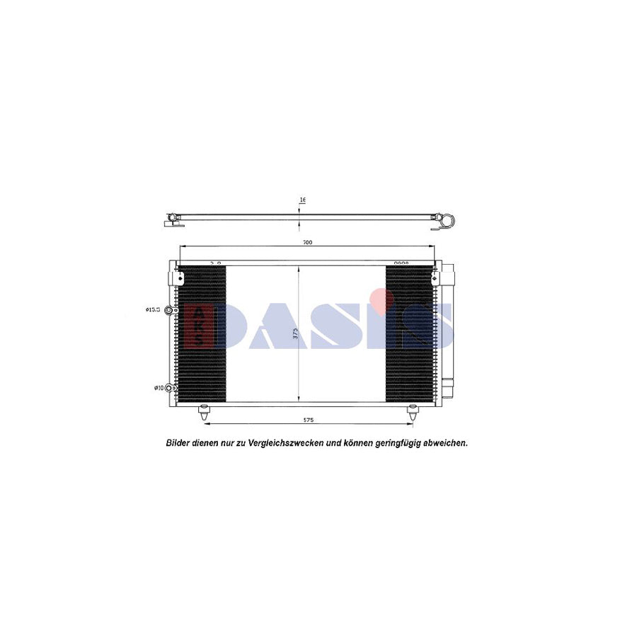 AKS Dasis 212039N Air Conditioning Condenser | ML Performance UK