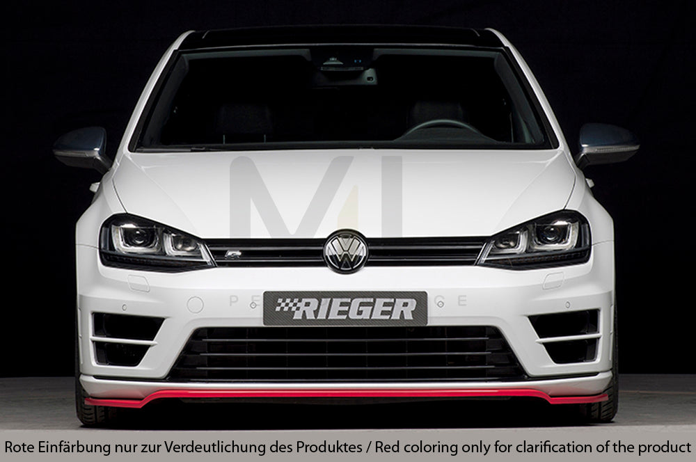 Rieger 00059566 VW Mk7 Mk7-Line Golf R Front Splitter 5 | ML Performance UK Car Parts