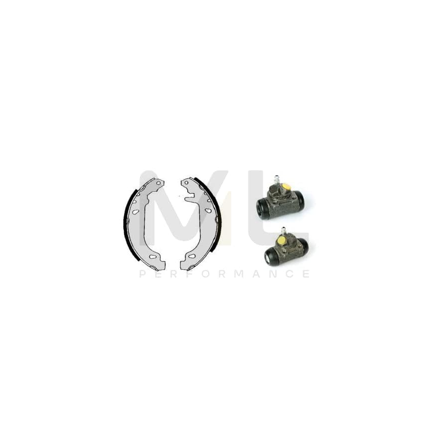 BREMBO STANDARD KIT H 68 043 Brake Shoe Set for RENAULT Rapid Van (F40, G40) Ø: 180mm | ML Performance Car Parts