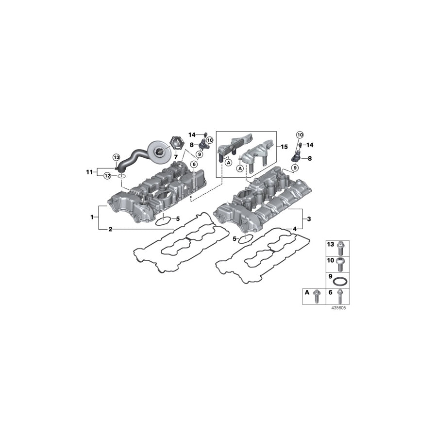 Genuine BMW 11127588780 E72 Filler Neck (Inc. Hybrid X6) | ML Performance UK Car Parts