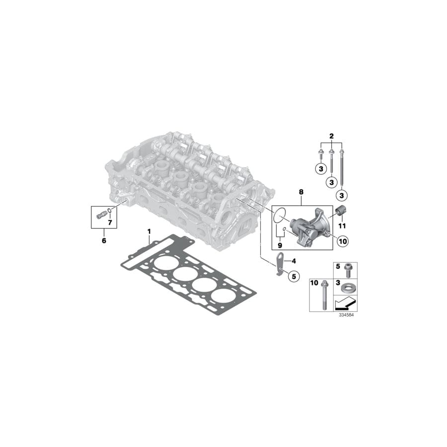 Genuine BMW 11127589980 Holder (Inc. Coop.S JCW, JCW ALL4 & Cooper S ALL4) | ML Performance UK Car Parts