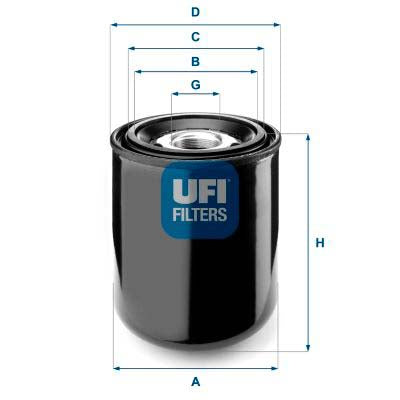 UFI 27.259.00 Air Dryer Cartridge, Compressed-Air System